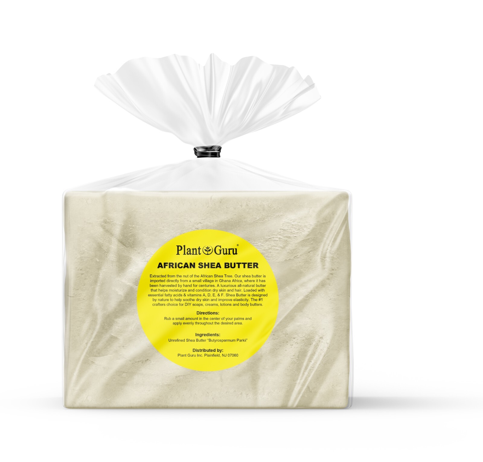 Raw African Shea Butter 16 oz. 100% Pure Organic Natural Unrefined From Ghana
