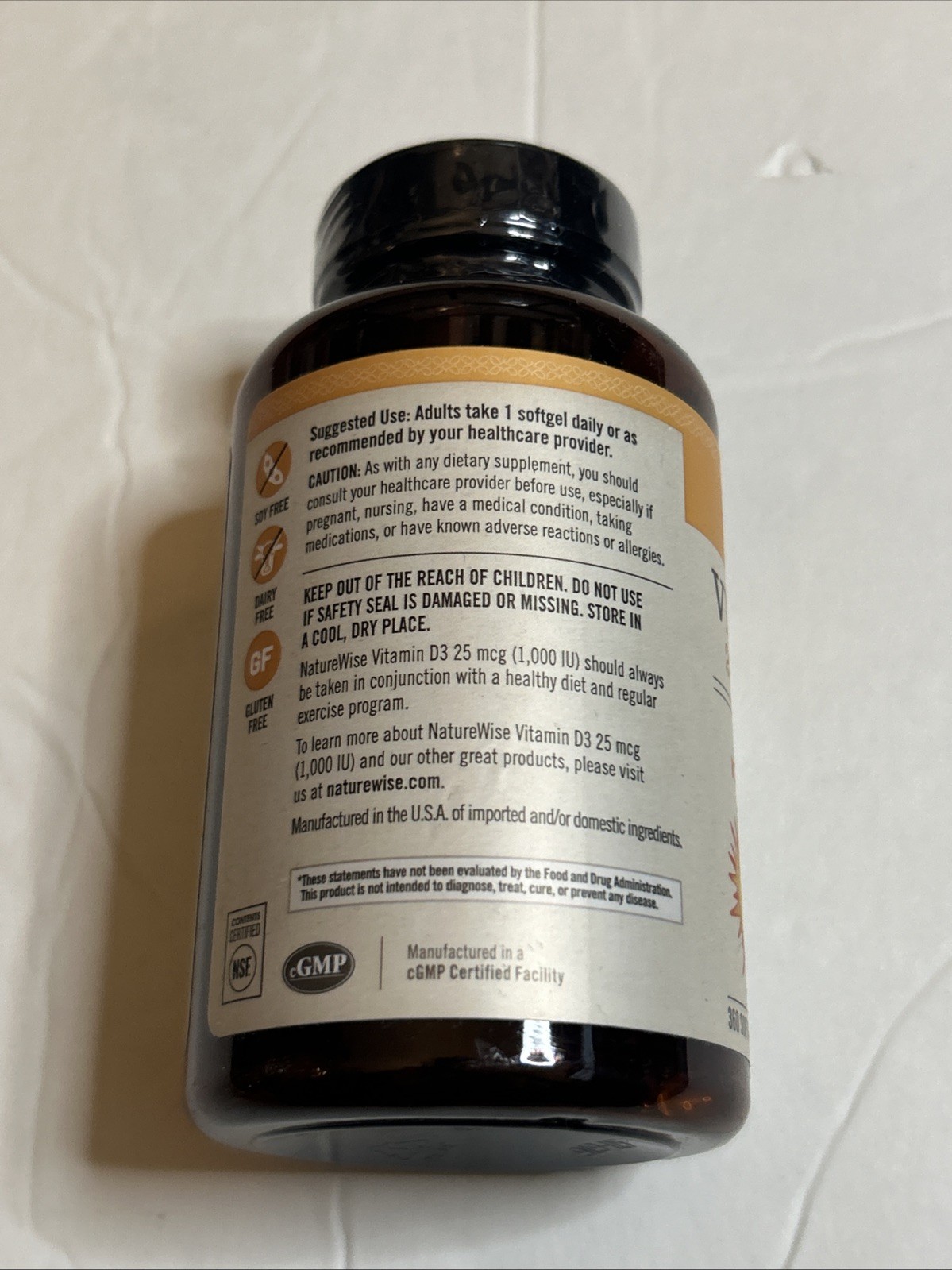 NatureWise Vitamin D3 1000iu (25 mcg) 1-Year Supply for Immune Support, Healthy