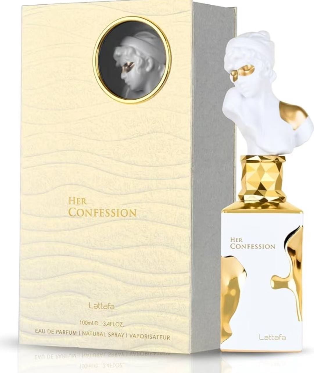 Lattafa Her Confession Eau de Parfum 3.4 Oz / 100 ml Spray For Women