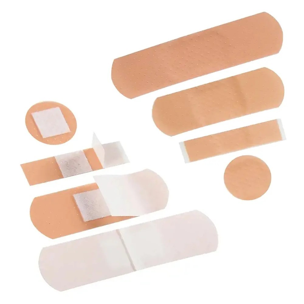 100 Flexible Fabric Adhesive Bandages Wound Cut First Aid All One Size
