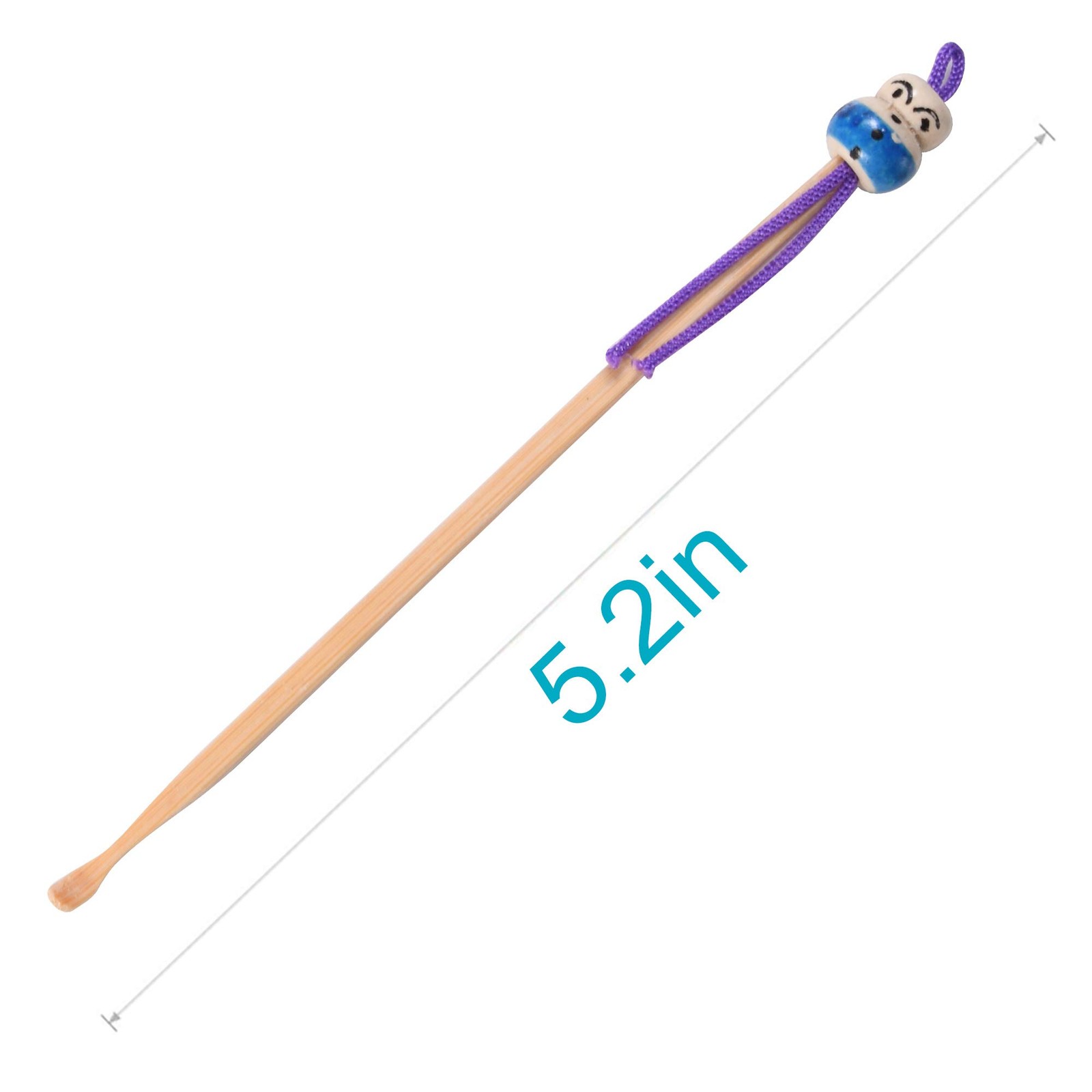 10pcs Bamboo Ear Pick Cleaner Earwax 10 Count (Pack of 1), multicolor