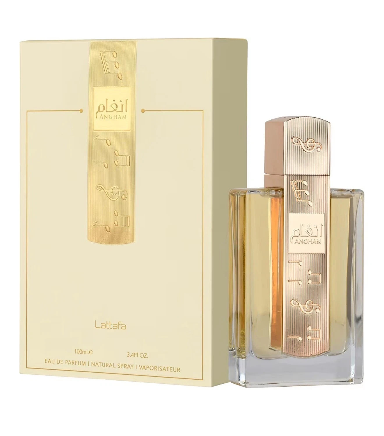 Lattafa Angham Eau de Parfum 3.4oz Unisex – Citrus, Lavender & Amber Vanilla