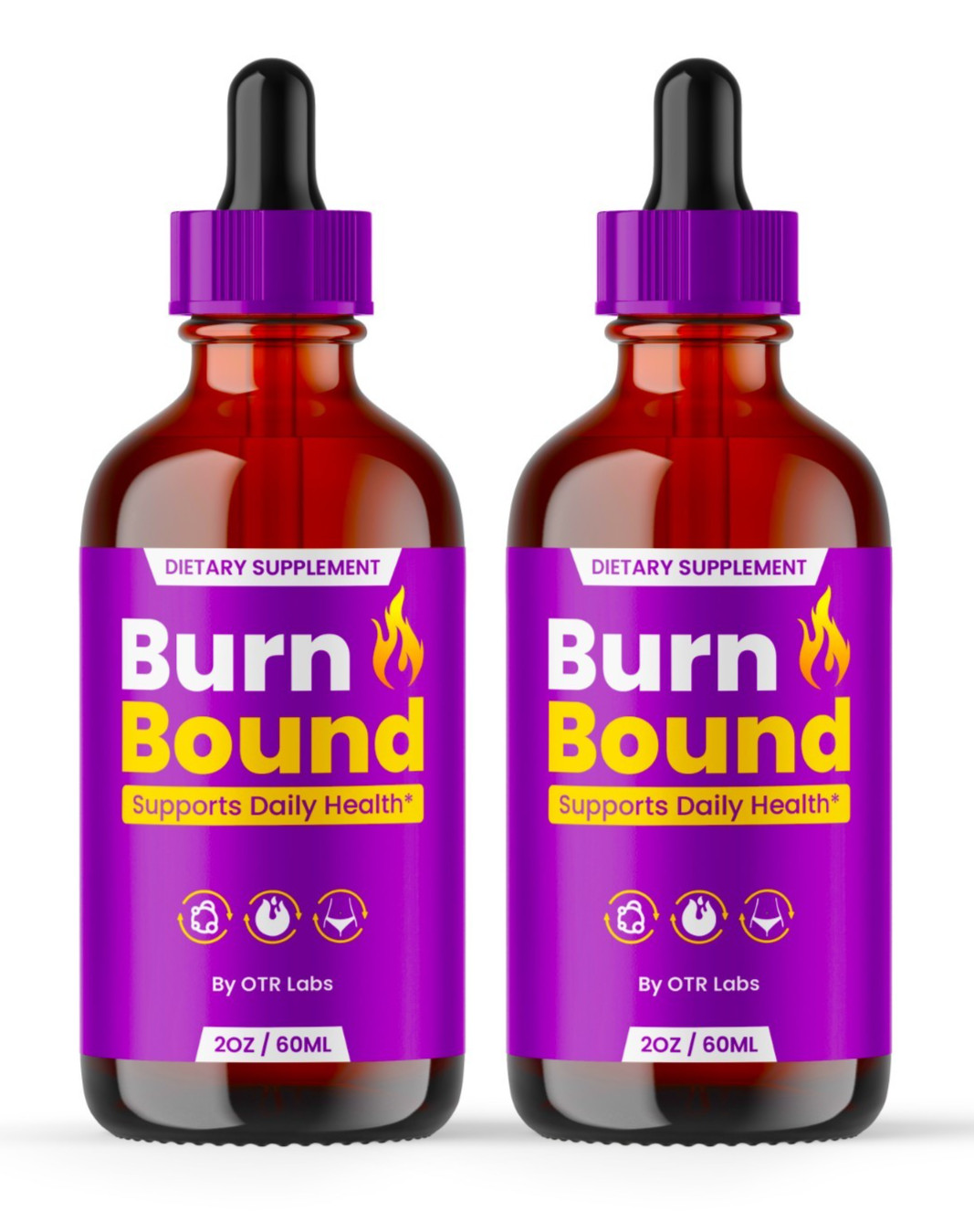 BurnBound Daily Health Drops for Weight Assistance (2Pack) Burn Bound Supplement