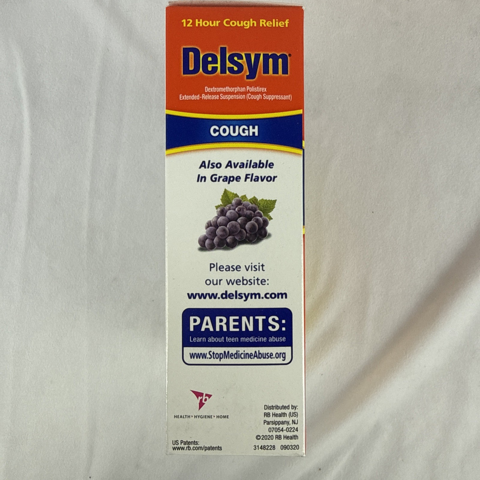 Delsym 12 Hour Cough Relief 2 x 5 fl oz Bottles Grape Flavor Exp: 12/27