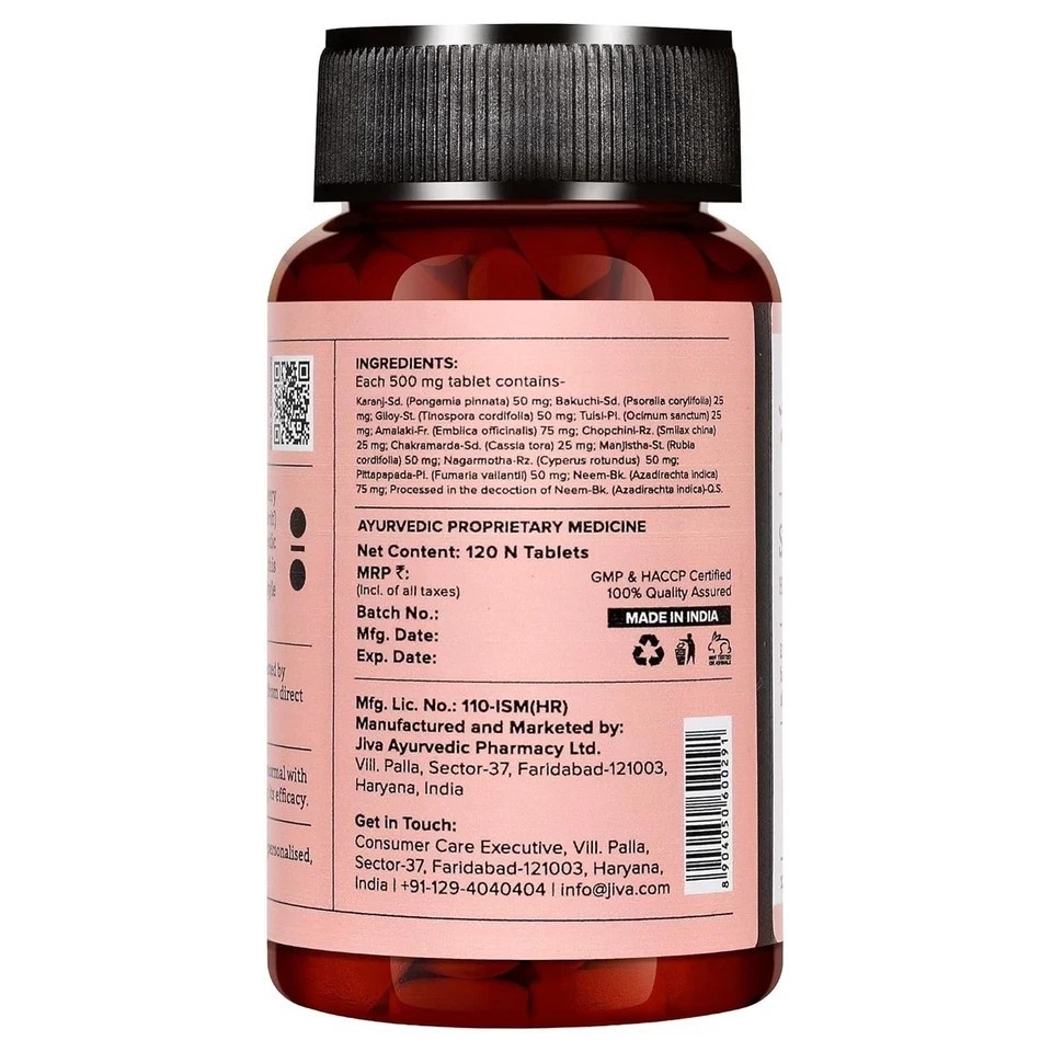 Skin-Fit Tablet | Improves Skin Health & Complexion| Blood supplement(pack of 4)