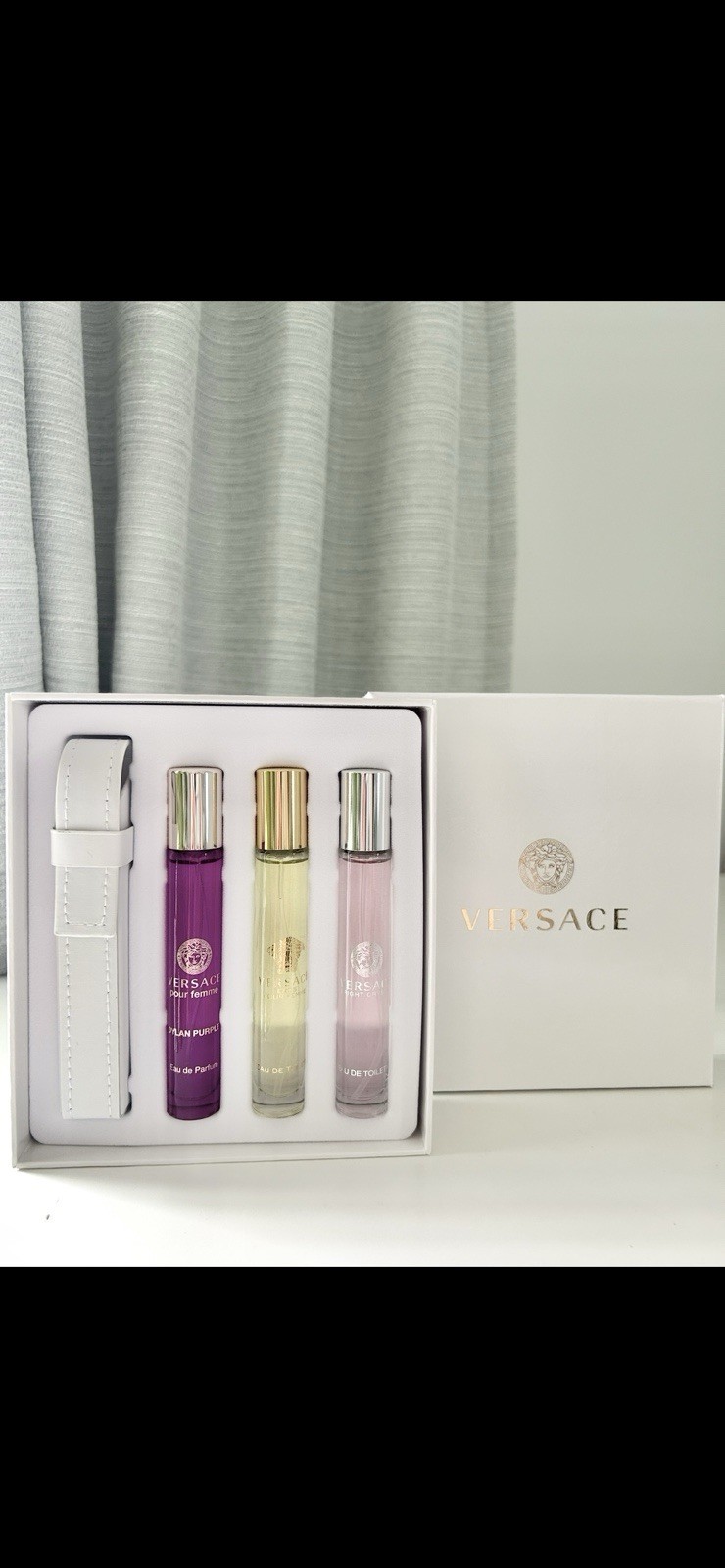 Versace Fragrance Set Eros Bright Crystal Eros Pour Femme & Dylan Purple Sprays