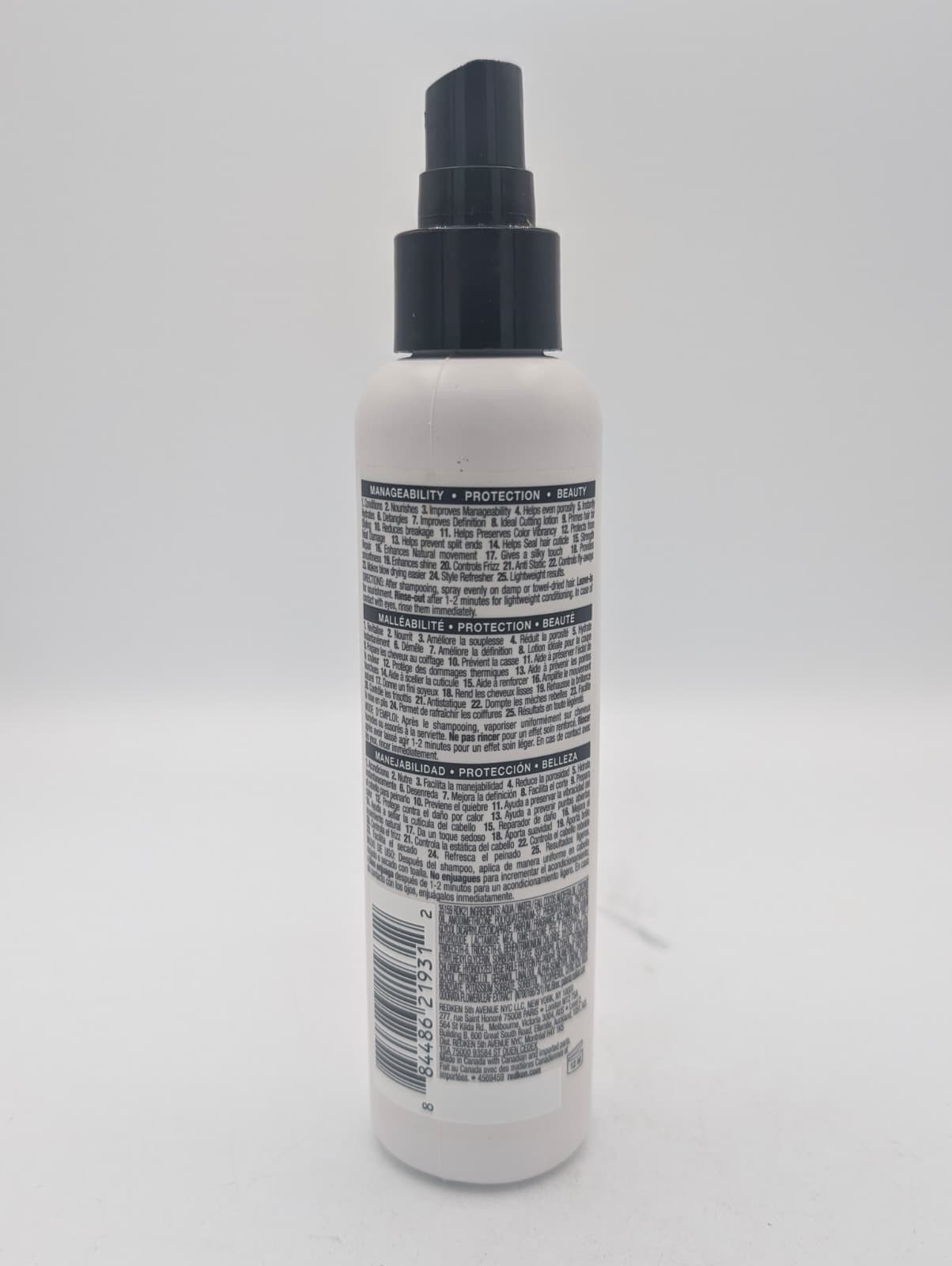 REDKEN ONE UNITED ALL-IN-ONE MULTI-BENEFIT TREATMENT 5 OZ, missing the lid