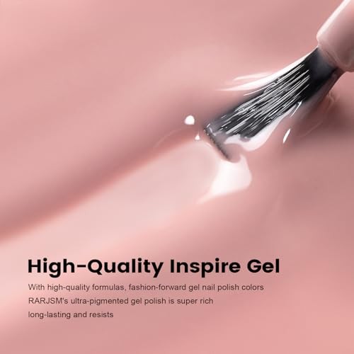 Nude Gel Nail Polish Neutral Skin Tone Sheer Jelly Gel Polish Gray Mauve Pink