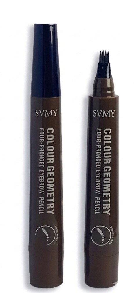 1pc Four-Pronged Eyebrow Pencil Waterproof Long-Lasting Anti-Smudge Dark brown