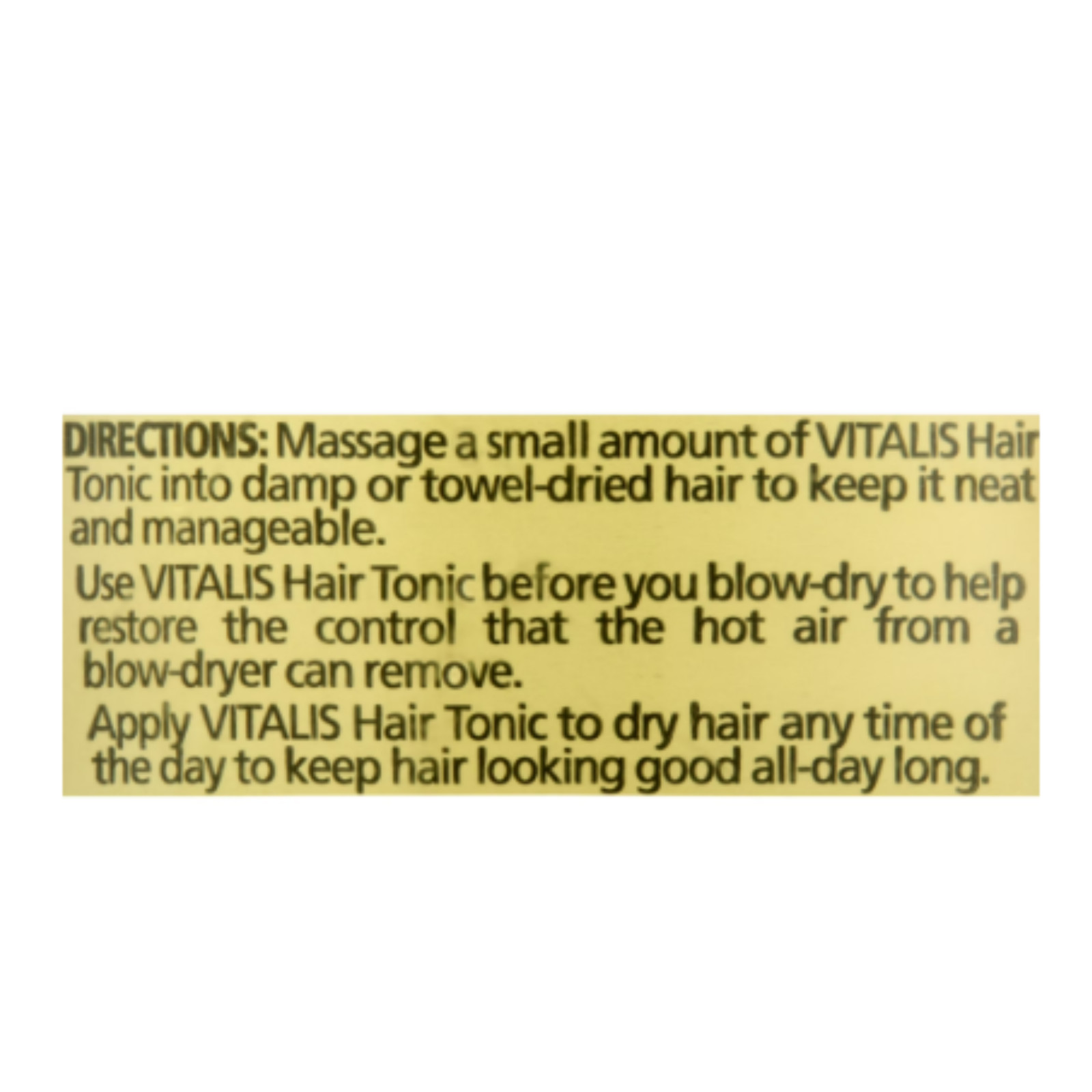 Vitalis Hair Tonic, for All Hair Types, 7 oz
