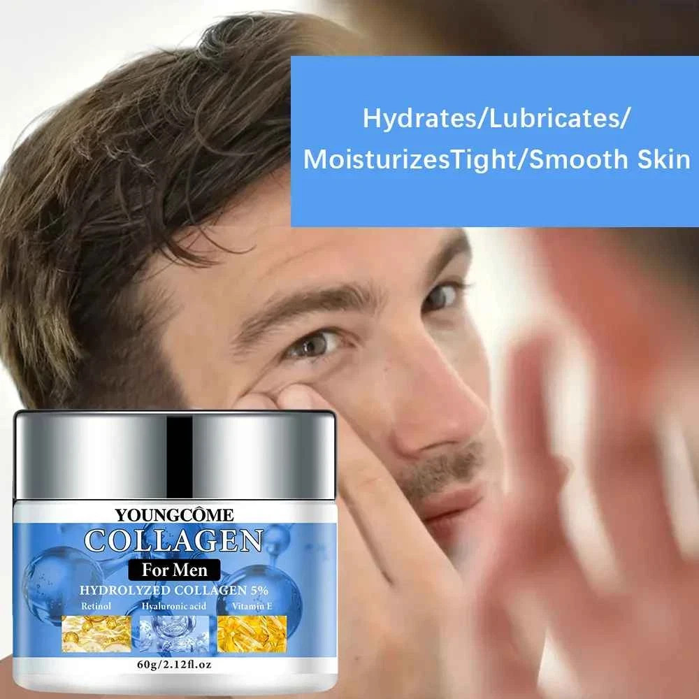 60g Men’s Retinol Collagen Moisturizing Cream Anti-Aging Firming Facial Skincare