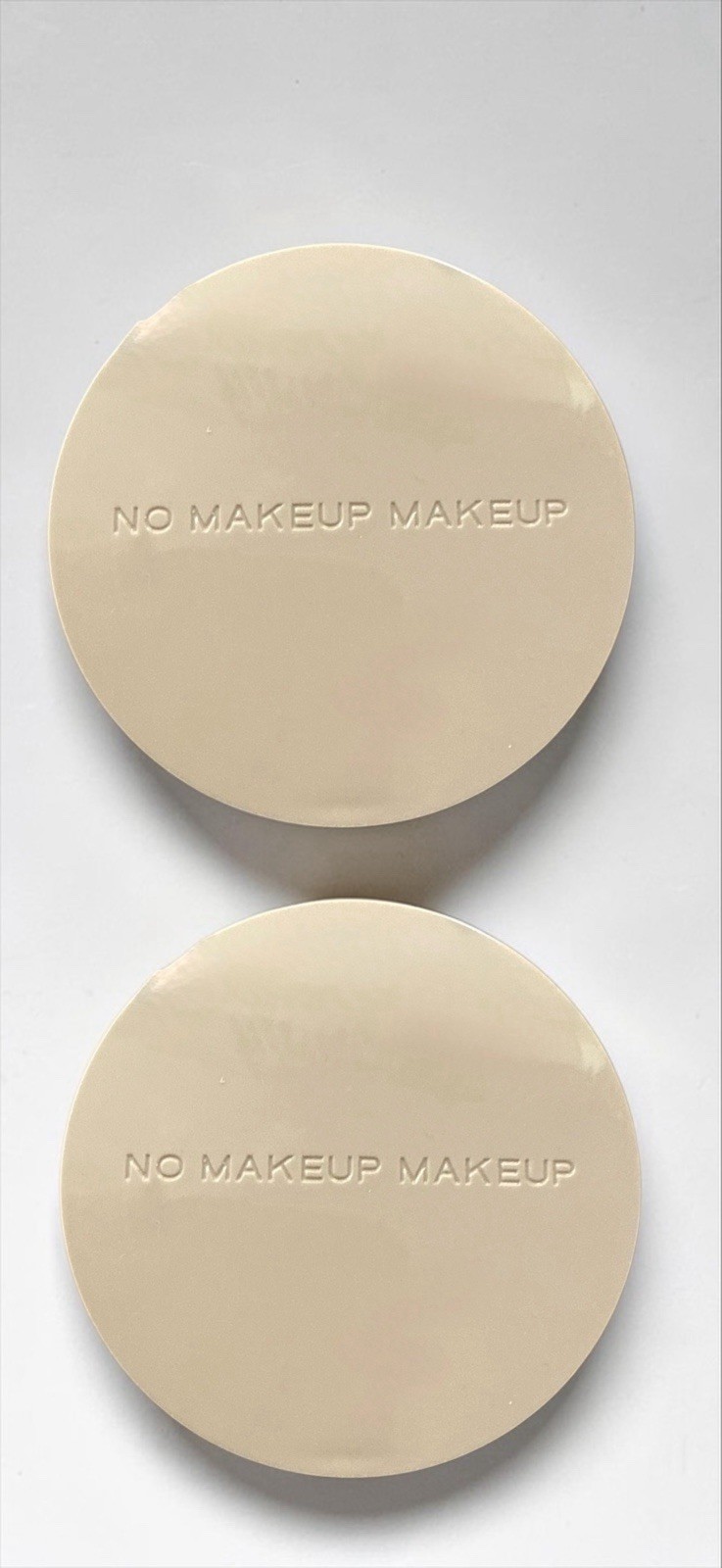 The Original No Makeup Makeup LIGHT MEDIUM LOT x2 Foundation & Brushes Damaged