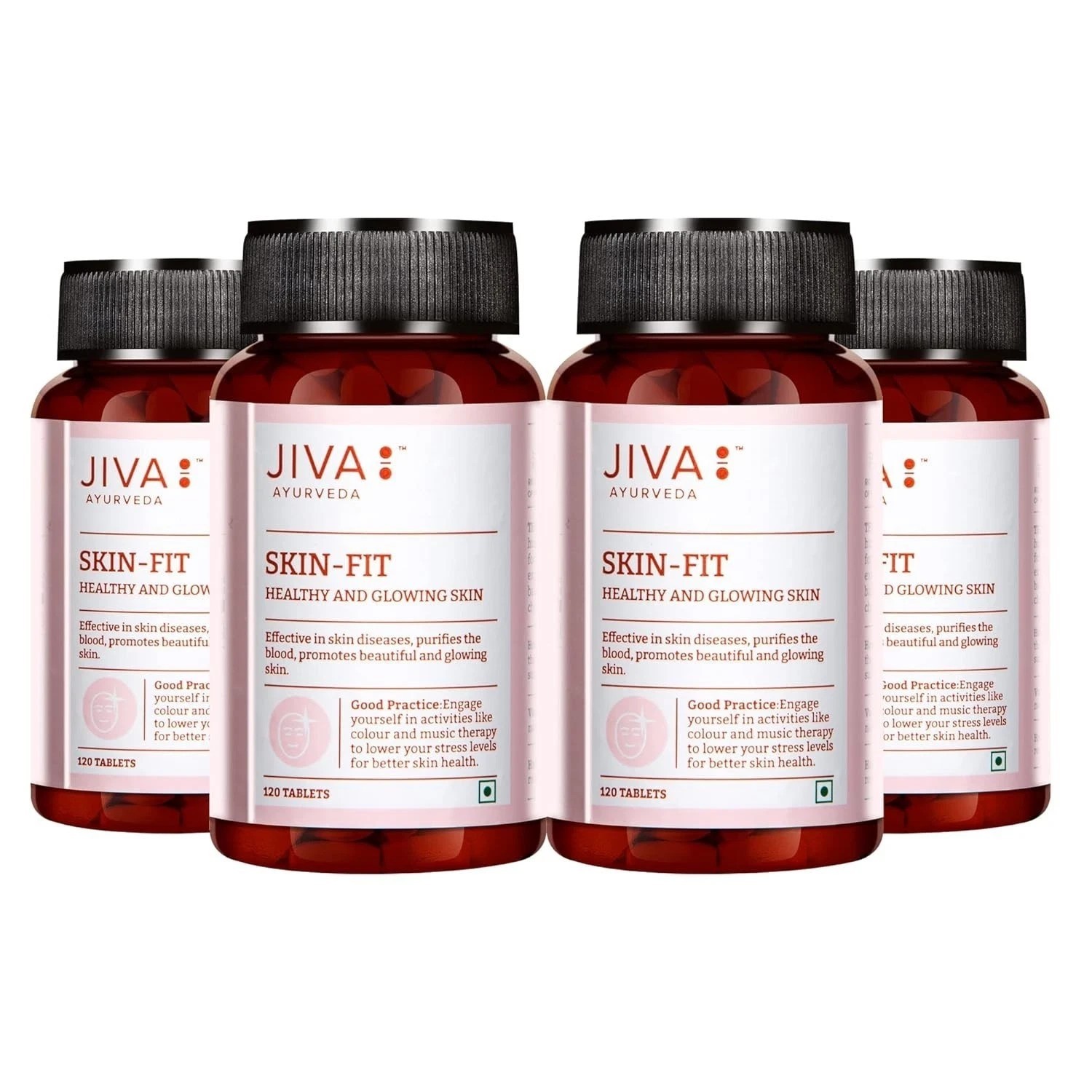 Skin-Fit Tablet | Improves Skin Health & Complexion| Blood supplement(pack of 4)