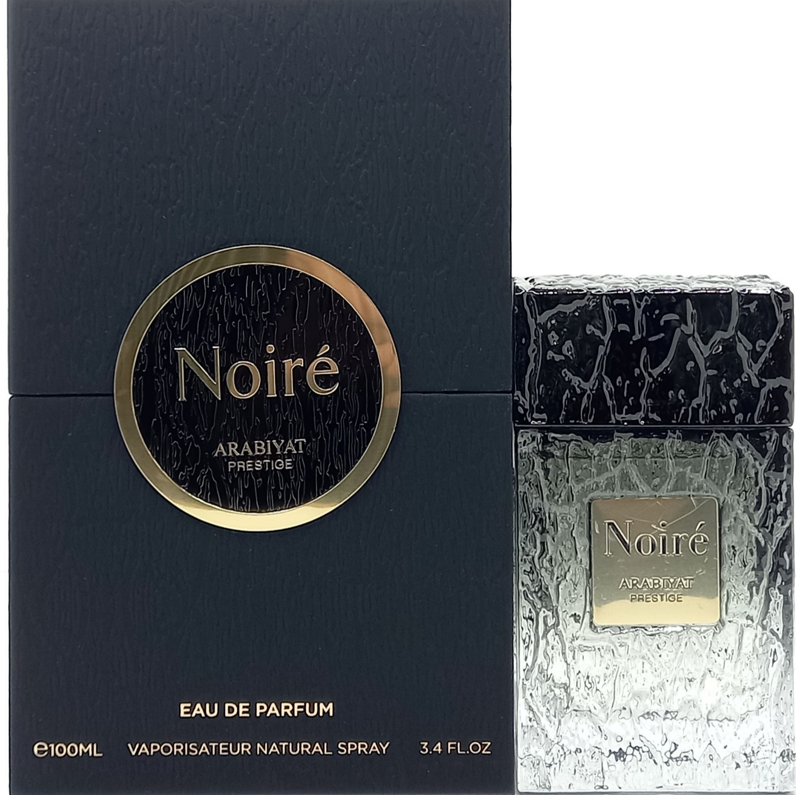 ARABIYAT PRESTIGE NOIRE EAU DE PARFUM SPRAY FOR MEN 3.4 Oz / 100 ml BRAND NEW!!!