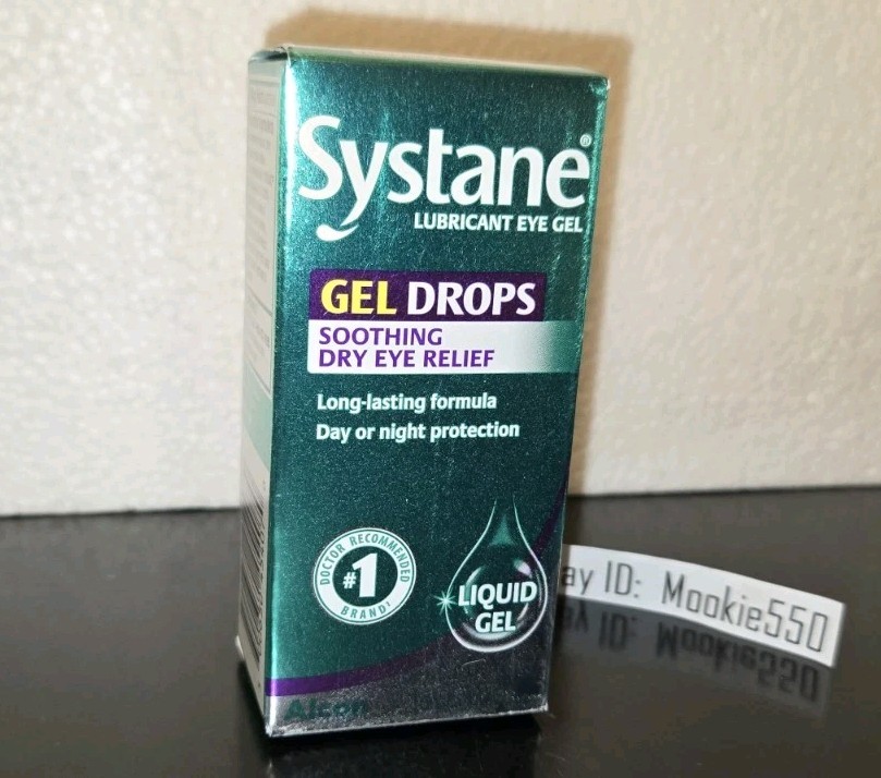 EXP 08/2025+! 5 Box Lot Systane GEL DROPS Dry Eye Relief 10mL 1/3oz Day Night