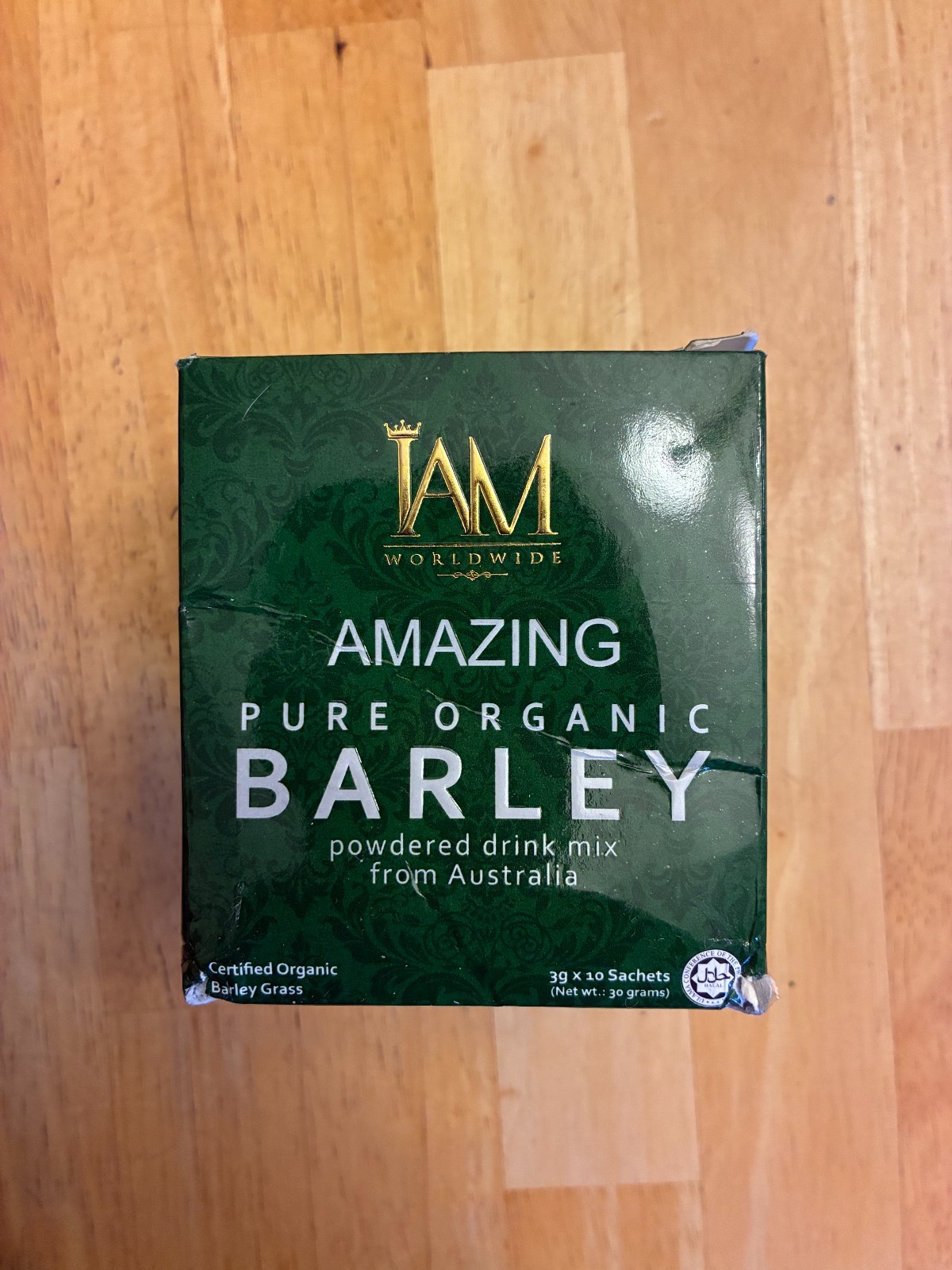 IAM Amazing Pure Organic Barley Powder Drink – 10 Sachets x 3g | Detox & Immune