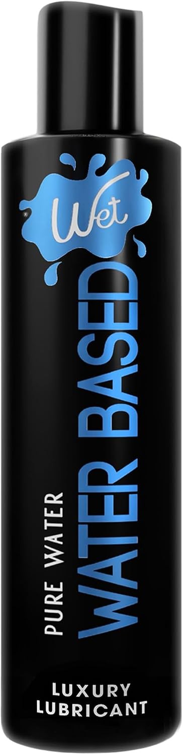 Wet Silver Water-Based Personal Lubricant, pH-Balanced, Vegan, 4.2 Fl Oz
