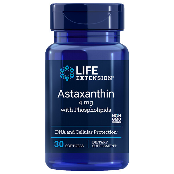 Astaxanthin with Phospholipids Life Extension – Haematococcus pluvialis algae