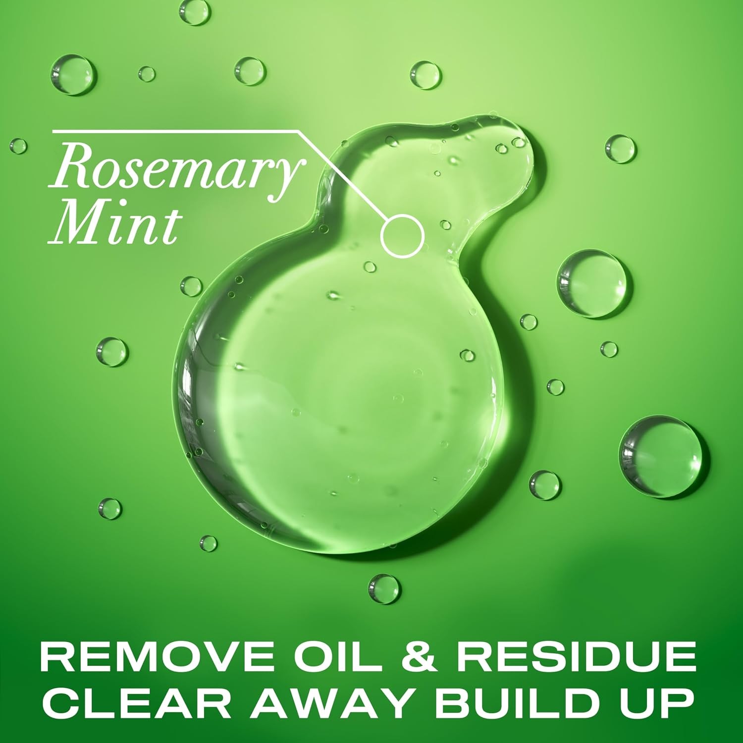 OGX Rosemary Mint Clarifying Shampoo for Oily Hair Sulfate Free 13 Oz