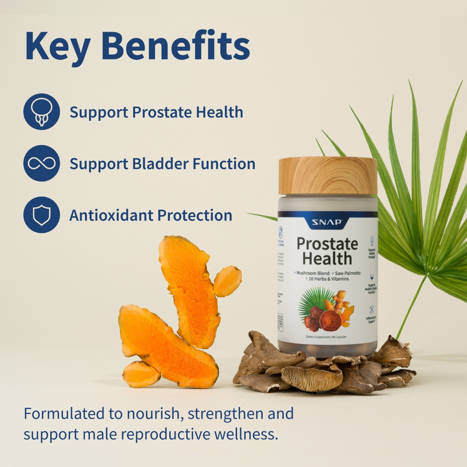 Prostate Health – Urinary, Bladder & Immune System Health 90ct Snap Supplements