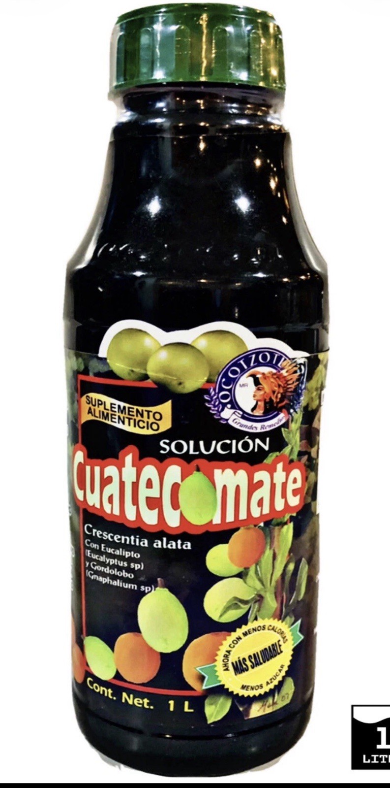 OCOTZOTL~CUATECOMATE, EUCALYPTUS, MULLEIN, RESPIRATORY WELLNESS, TONIC, 1 Liter