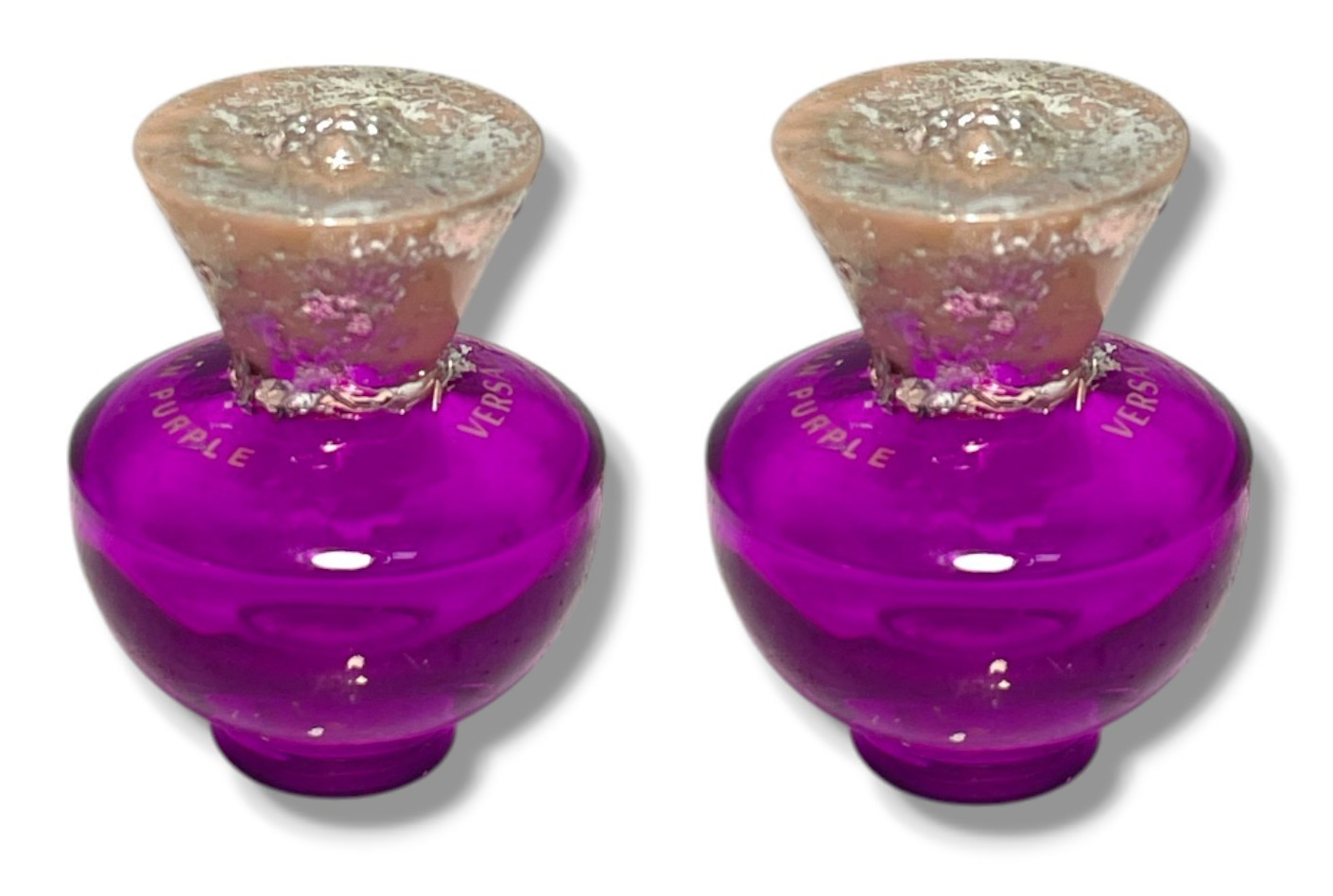 Versace Dylan Purple EDP Splash (0.17fl.oz/5ml) Lot Of 2