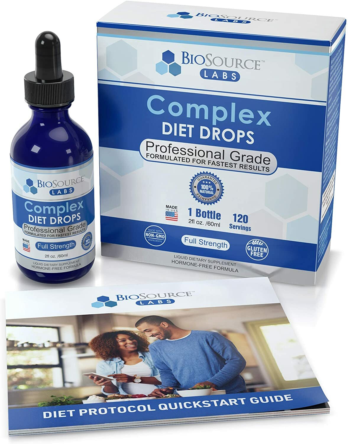 BioSource Labs Complex Diet Drops – Natural Weight Management Drops Unisex 2 oz