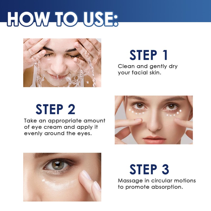 Under Eye Cream Remove Dark Circles Bags Face Lines Wrinkles Ageless Puffy Eye