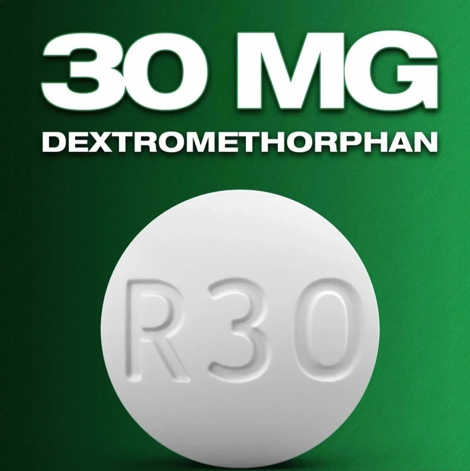 3 PACK RoboTabs Cough Suppressant Dextromethorphan 30mg 100 Tablets Each