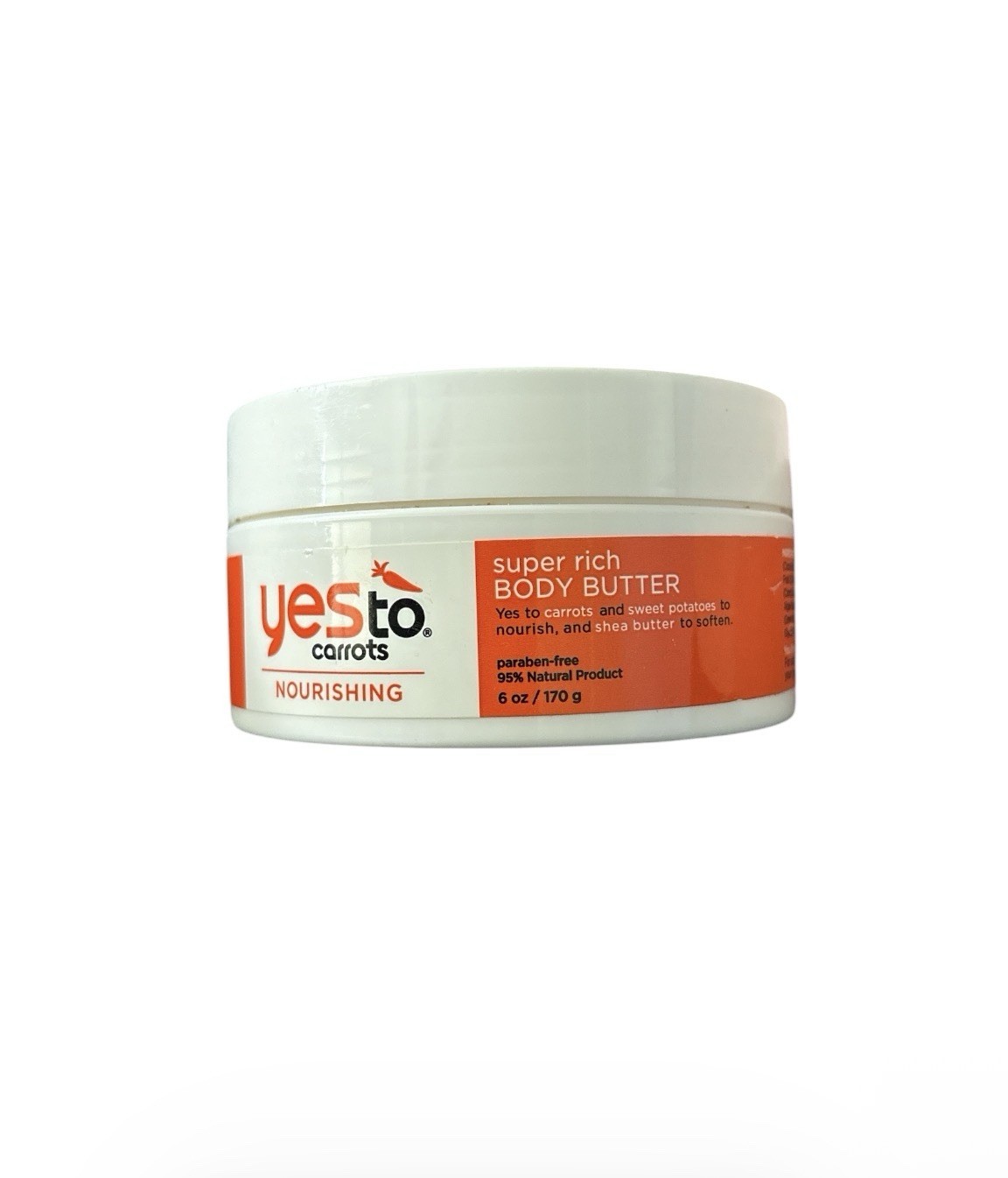 New! Yes To Carrots Body Butter 6fl oz Carrot Seed Oil Discontinued