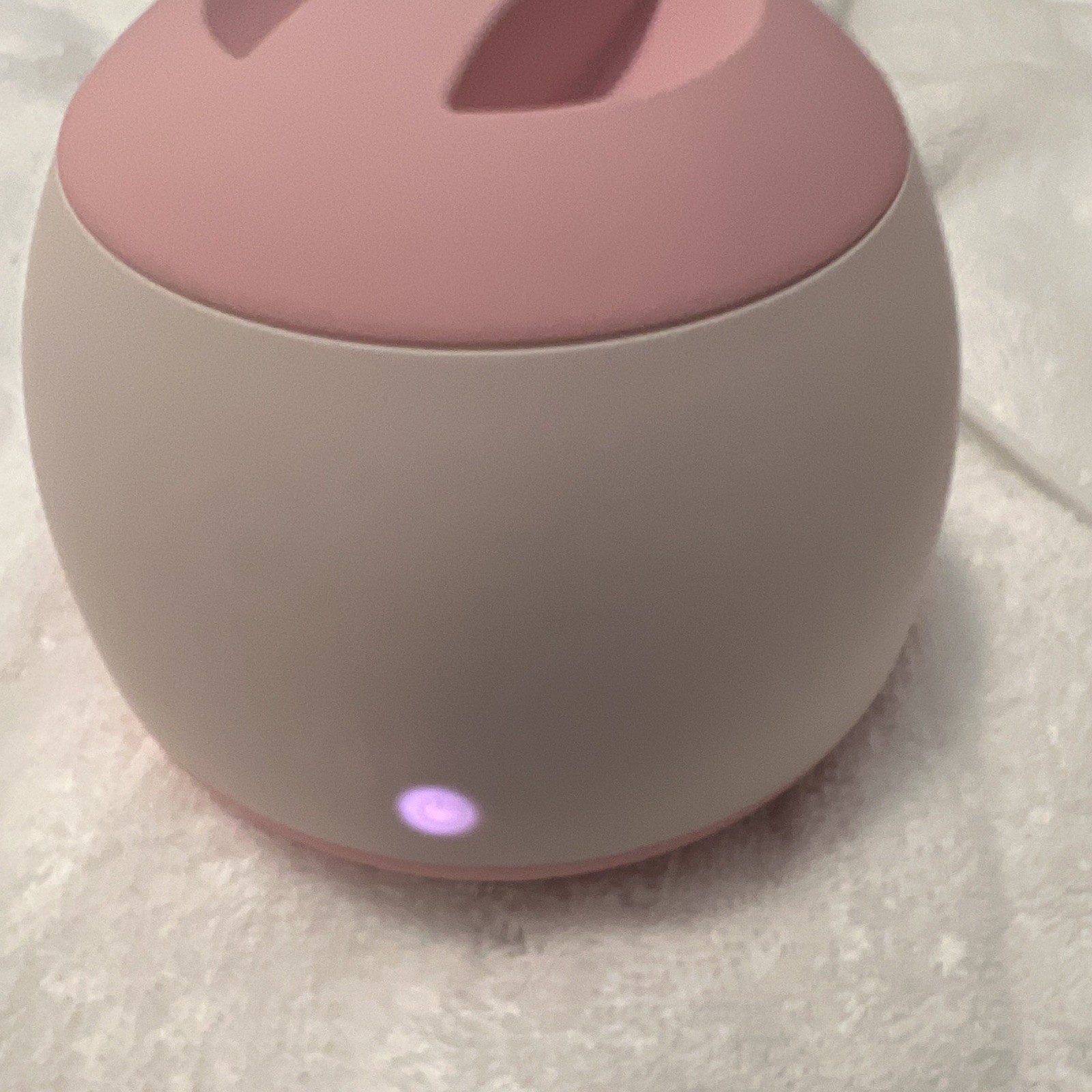 Dental pod Oral Appliance Cleaner for Aligners Dentures Pink/White