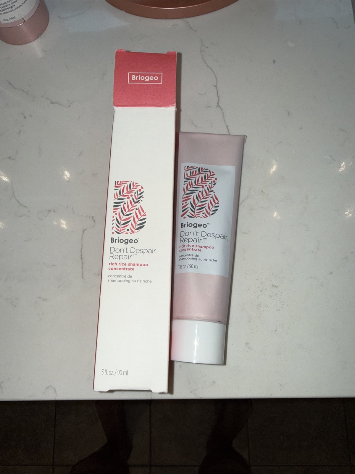Briogeo Don’t despair Repair! rice rich shampoo concentrate NIB 3 0z