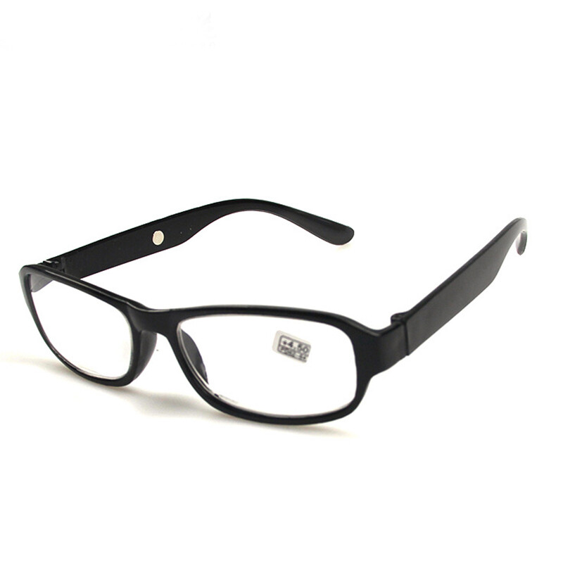 Reading Glasses +4.5 +5.0 +5.5 +6.0 Optical Lens Black/Red Plastic Frame Reader