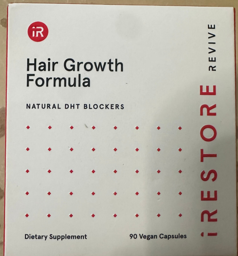iRestore Hair Growth Formula – Natural DHT Blockers – 90 vegan caps