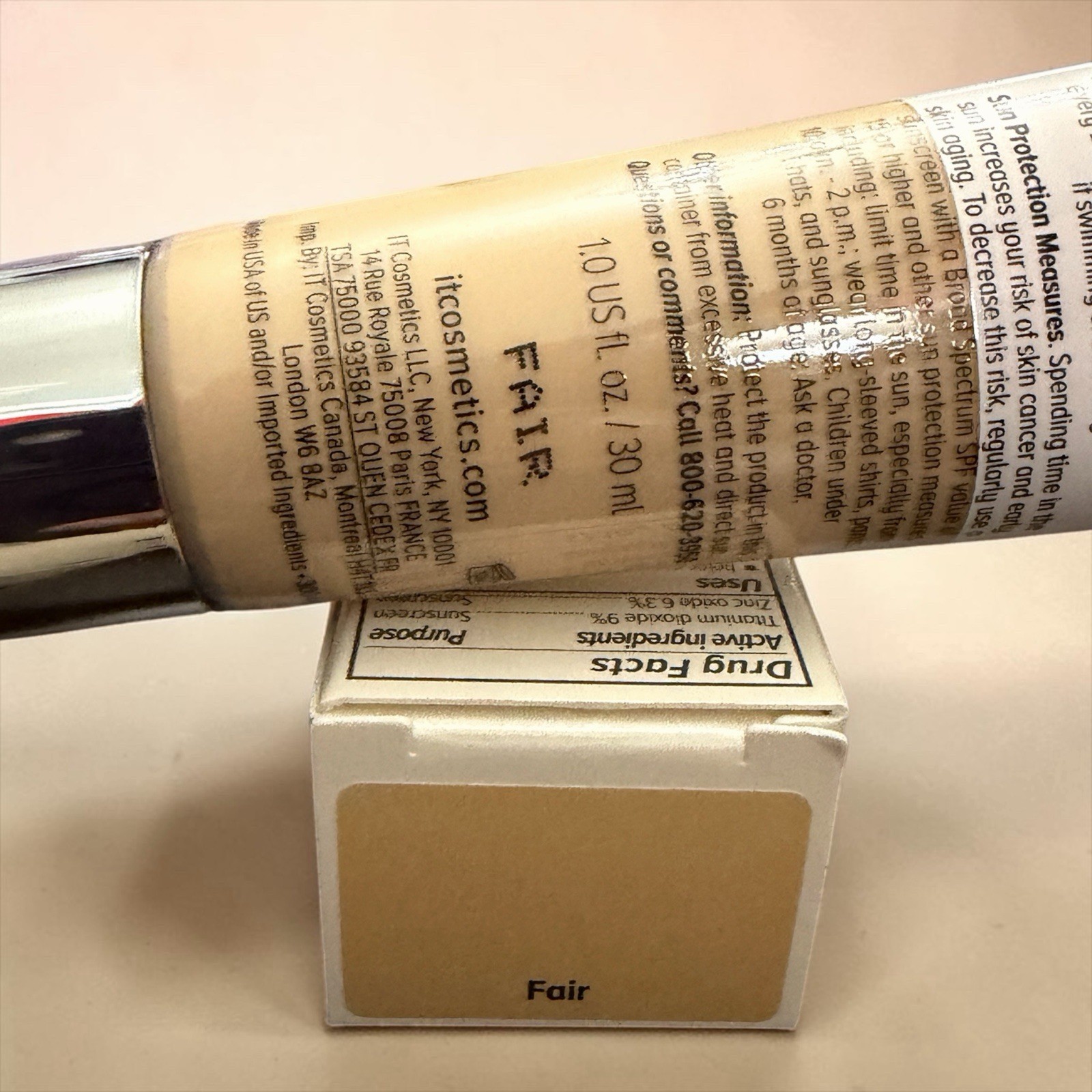 NIB~ It Cosmetics Bye Bye FAIR Foundation Full Coverage 1.0 oz Full Coverage