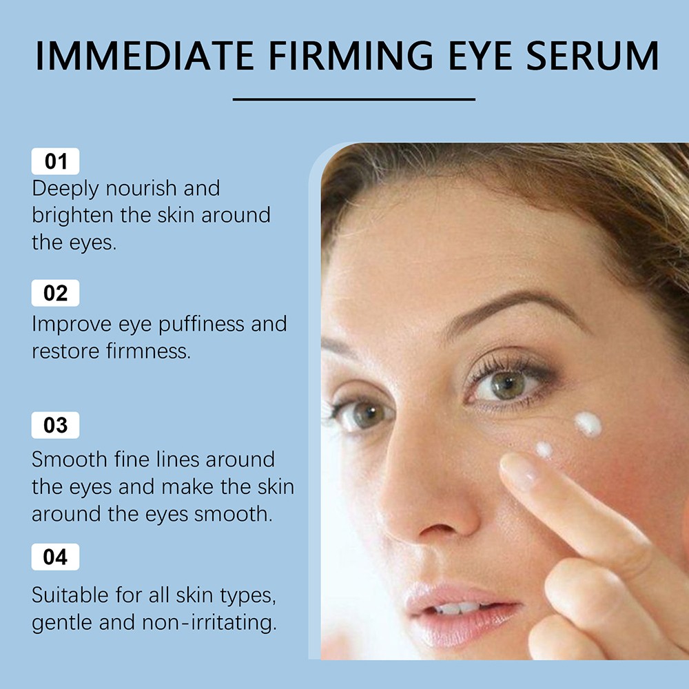 Eye Cream Instant Remove Eye Bags Dark Circles Anti Wrinkle Depuffing Firming US