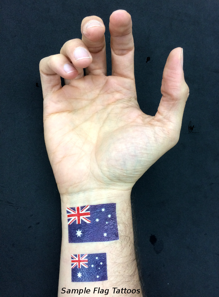 40 Tattoos: Canadian, Canada Flag, Party Favors