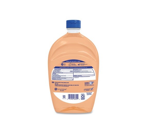 Antibacterial Liquid Hand Soap Refill, Fresh Scent, Orange, 50 oz