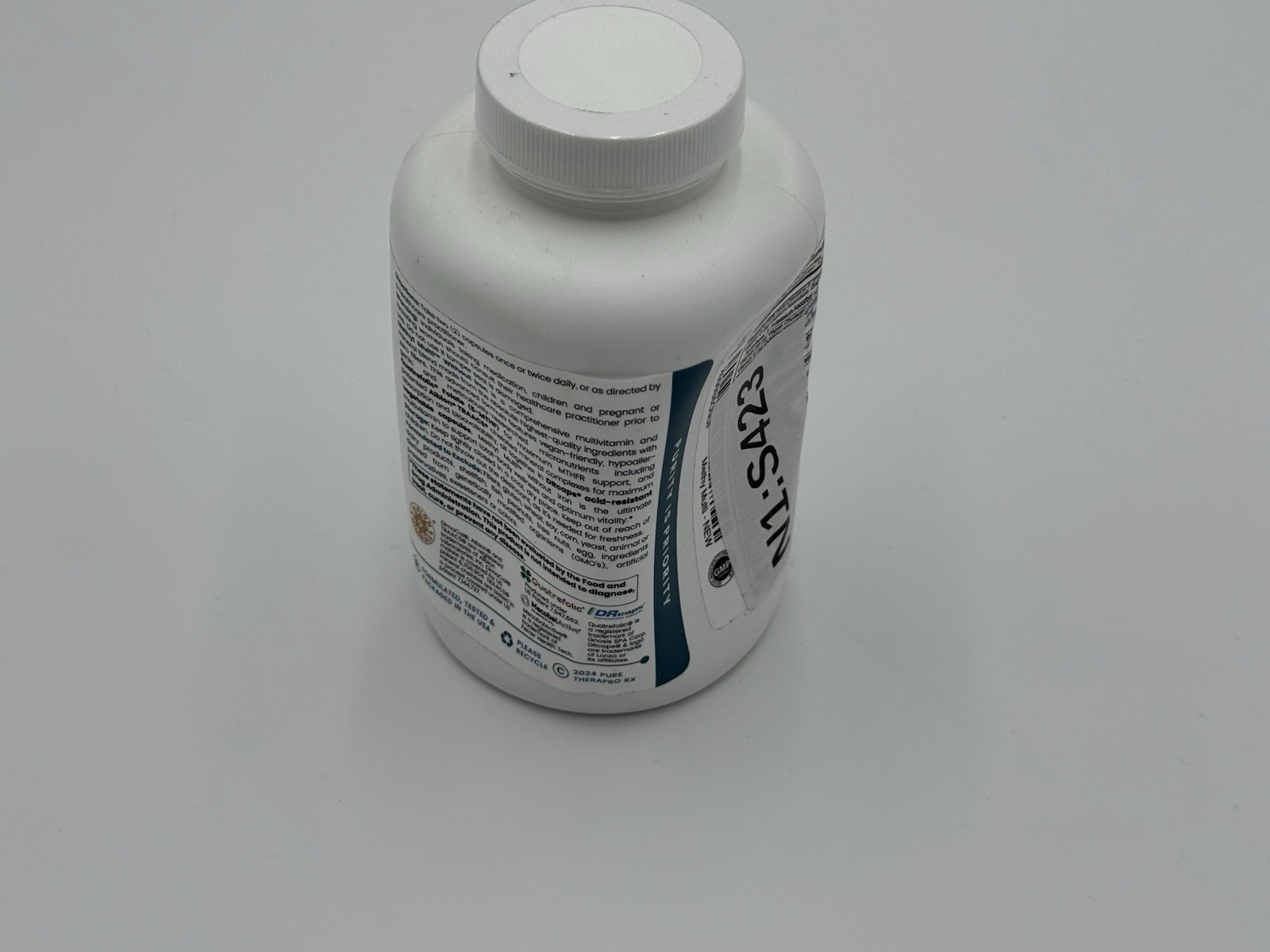 Methyl Multi Without Iron Methylated Multivitamin Capsules 240 Count Exp. 04/27