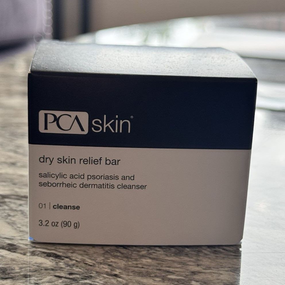 PCA Skin Dry Skin Relief Bar Cleanser Salicylic Acid 3.2 oz Psoriasis