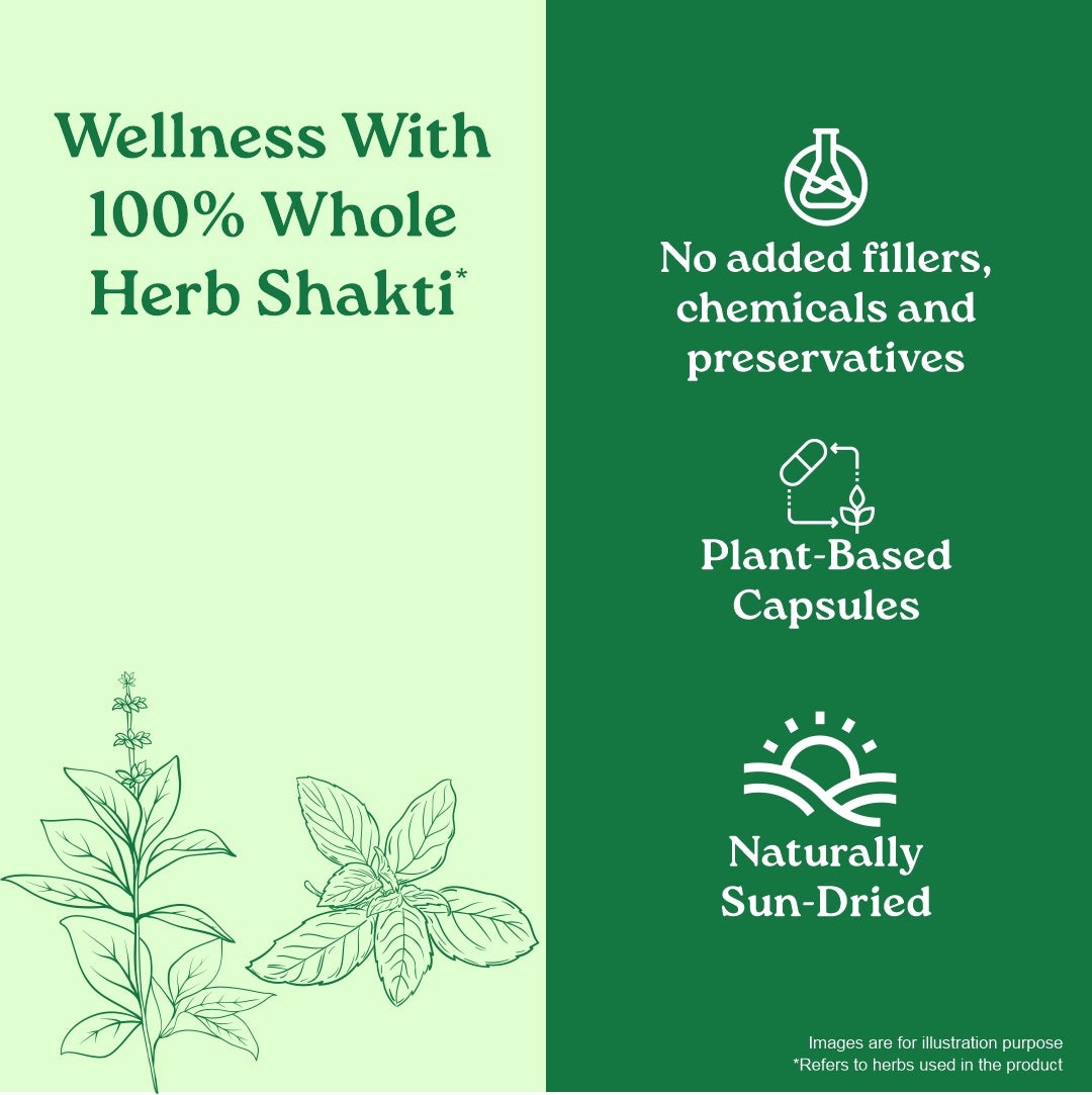 Organic India Immunity Capsules | Herbal Wellness Formula Daily Care | 100g Pack