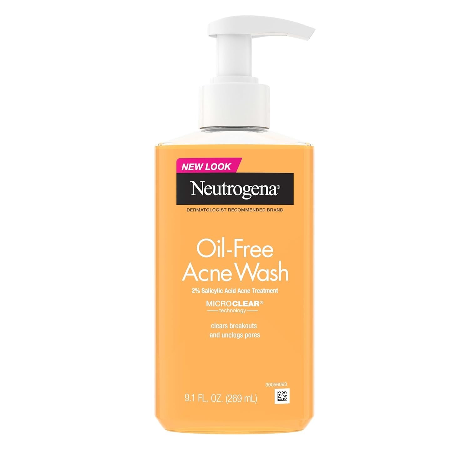 Neutrogena Oil-Free Acne Face Wash – Facial Cleanser with Salicylic 9.1 fl. oz.