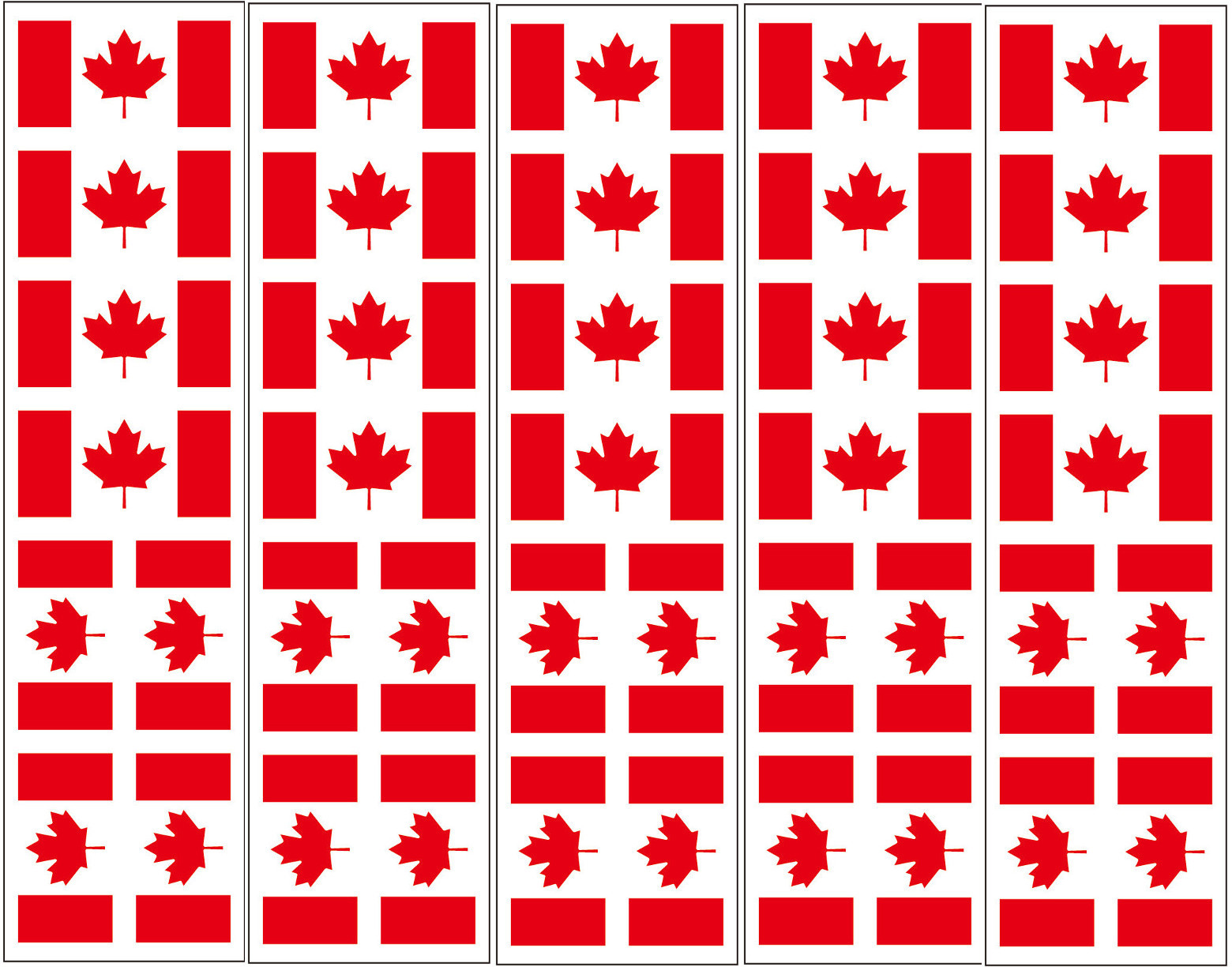 40 Tattoos: Canadian, Canada Flag, Party Favors