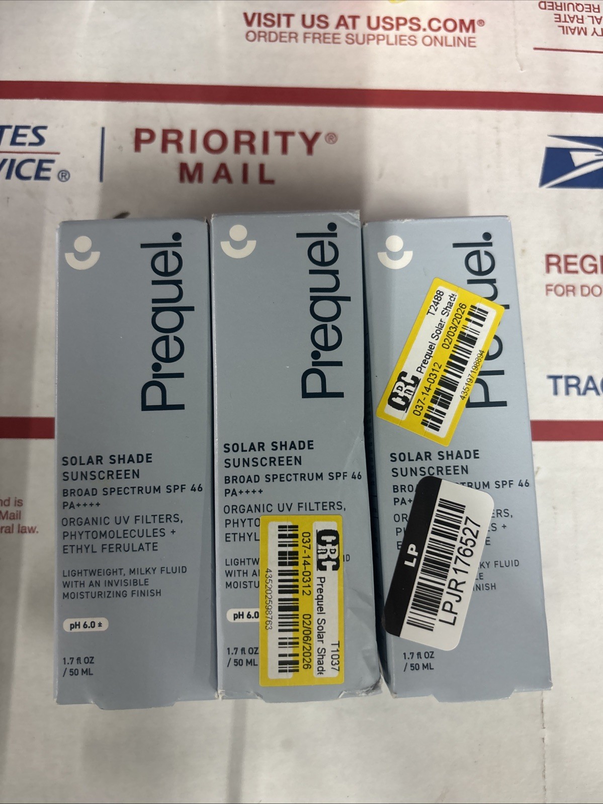 3X-Prequel Solar Shade Sunscreen SPF 46 PA++++ 1.7oz NEW Exp 03/26