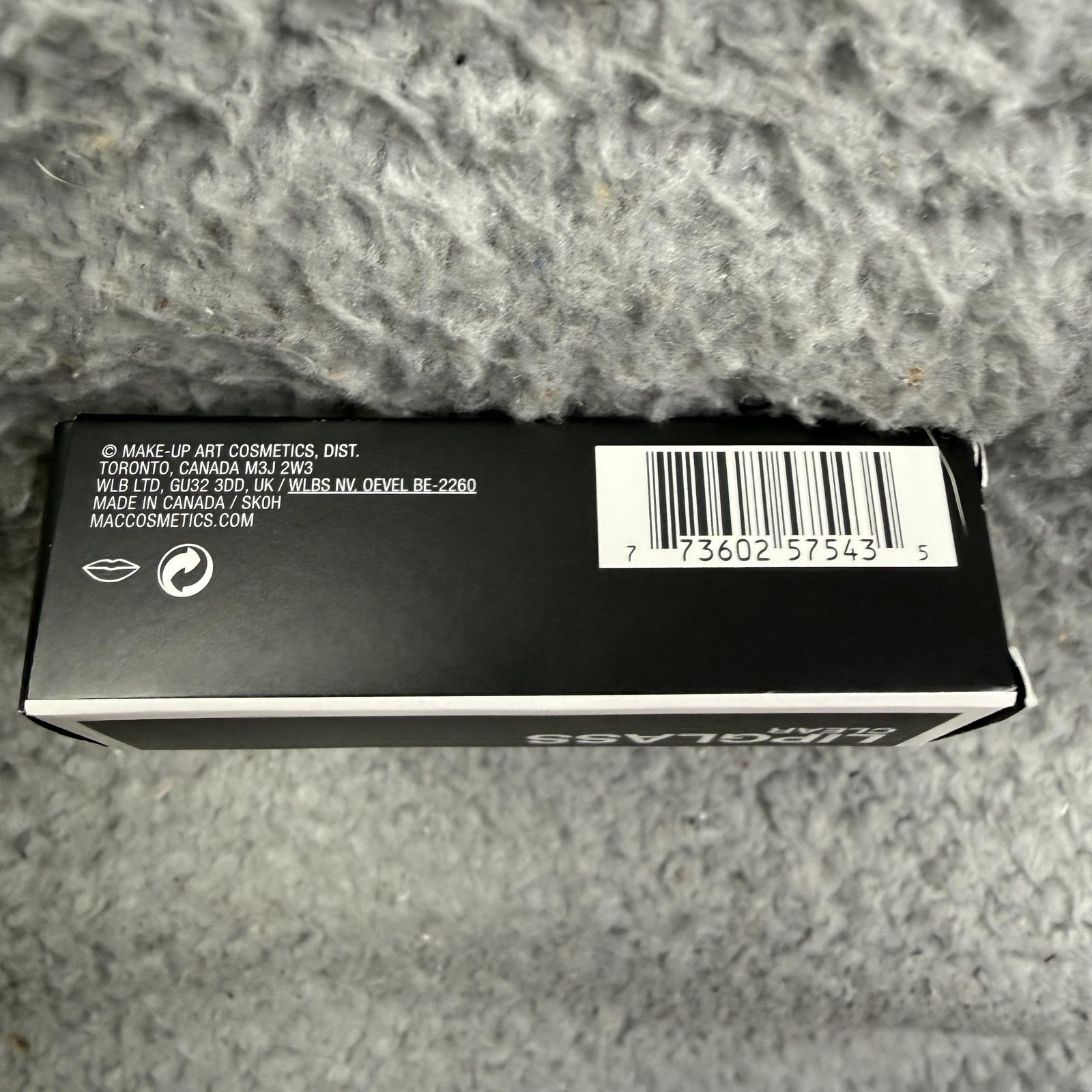 MAC Mini Lipglass Clear Lip Gloss Travel Size Crystal Shine Canada New