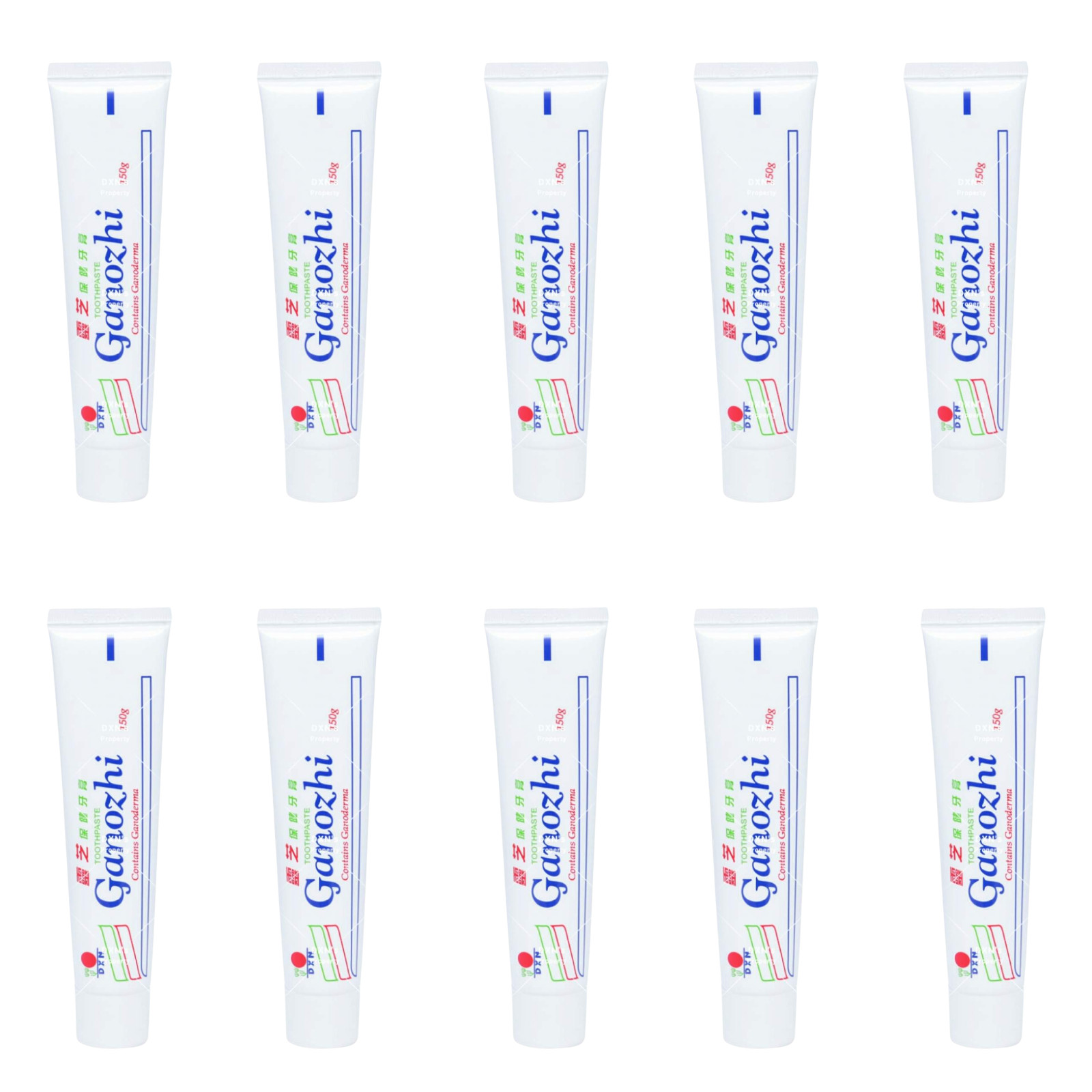 DXN Ganozhi Toothpaste 10 Tubes 150g Herbal Ganoderma Oral Care Malaysia