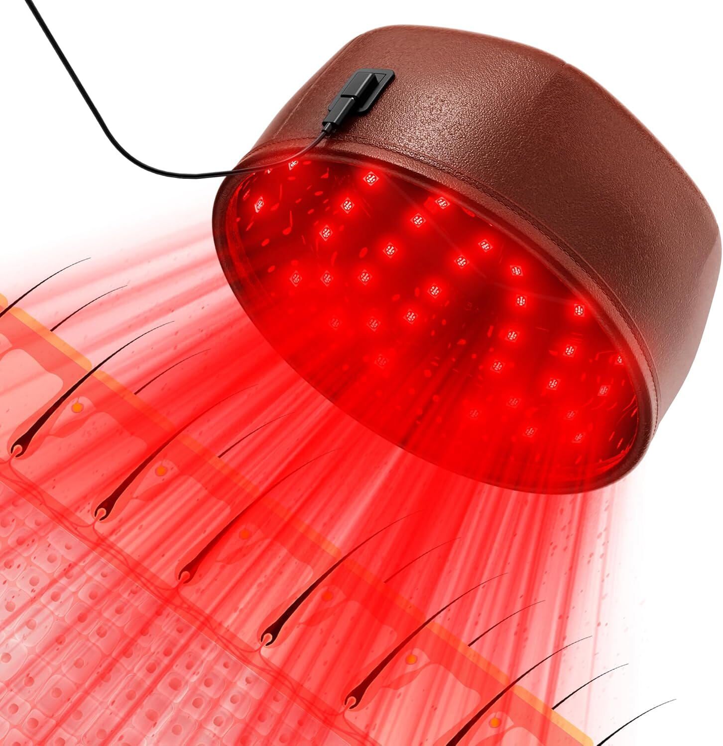 660Nm Red Light Therapy Cap Laser Hair Growth Hat Loss Alopecia Treatment HOME