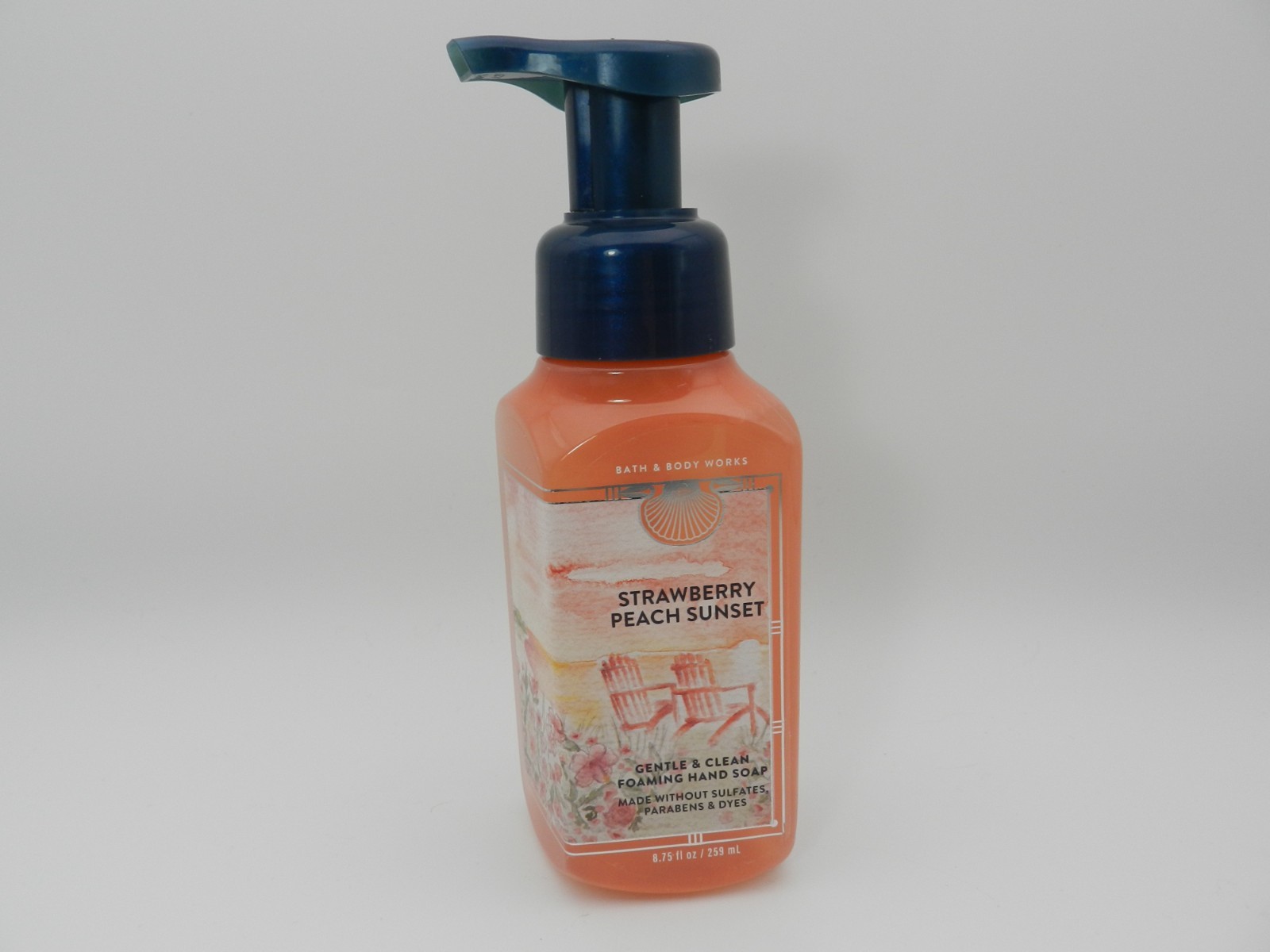 Bath & Body Works Strawberry Peach Sunset Clean Foaming Hand Soap 8.75oz