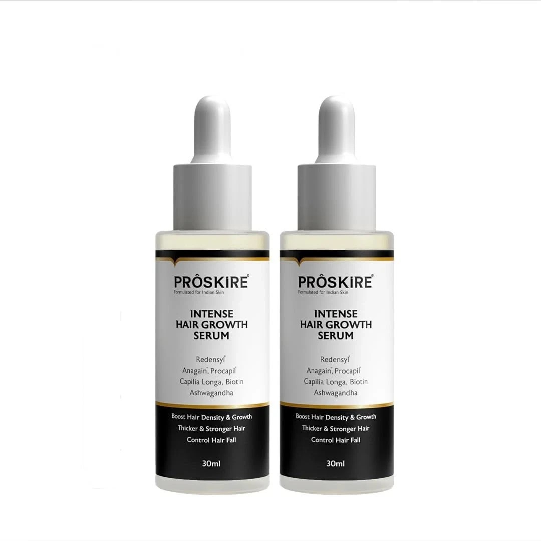 2x Proskire Intense Hair Growth Serum with Redensyl ,30ml each (Pack of 2)