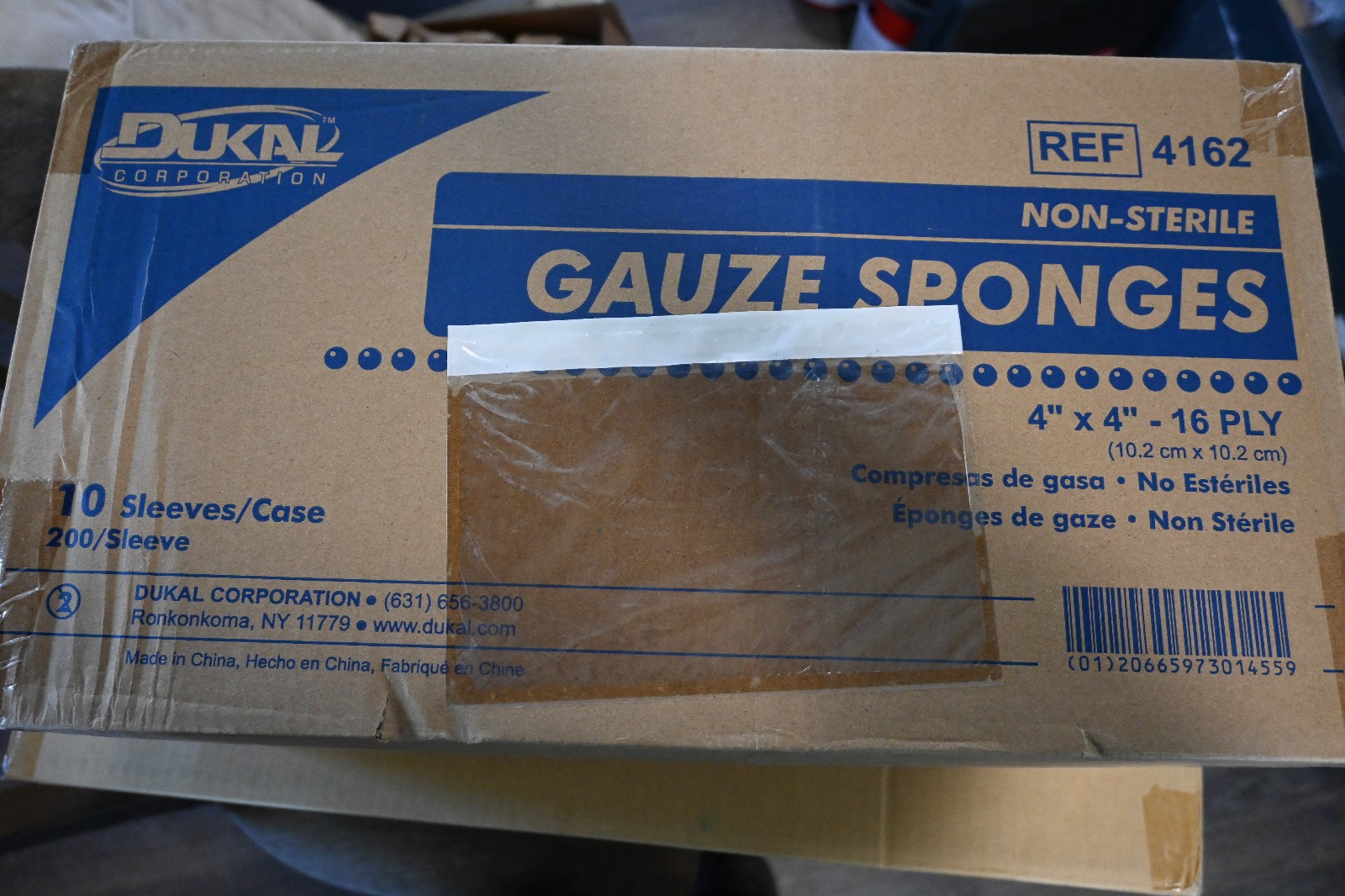 Dukal 4162 Non-Sterile 4″ X 4″ 16 ply Gauze Sponges